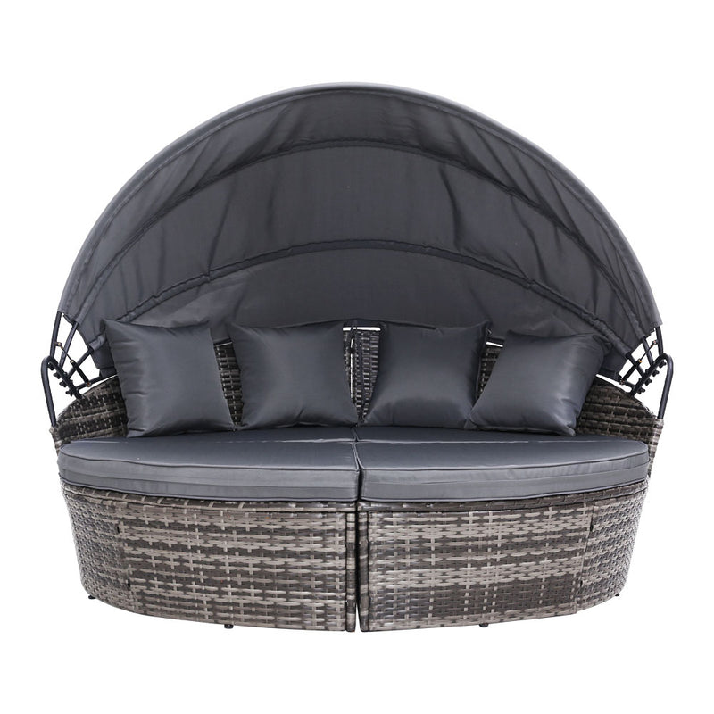 Castillo Garden Day Bed - Grey