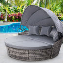 Castillo Garden Day Bed - Grey