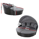 Castillo XL Garden Day Bed - Black