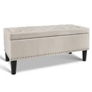 Storage Ottoman - Taupe