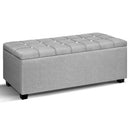 Storage Ottoman - Light Grey
