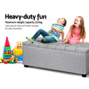 Storage Ottoman - Light Grey