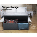 Relans Storage Large Ottoman - Dark Grey