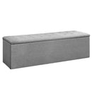 Relans Storage Large Ottoman  - Light Grey