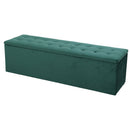 Relans Storage Large Ottoman  - Velvet Green