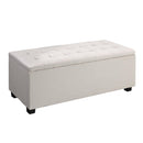 Hurley Storage Ottoman - Beige