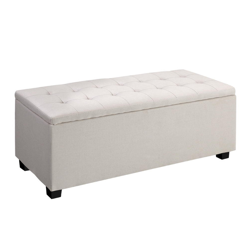 Hurley Storage Ottoman - Beige