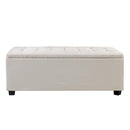 Hurley Storage Ottoman - Beige