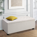 Hurley Storage Ottoman - Beige