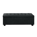 Hurley Storage Ottoman - Charcoal