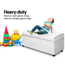 Storage Ottoman - PU White