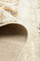 Cambridge Mayfair Contrast Rust Rug.