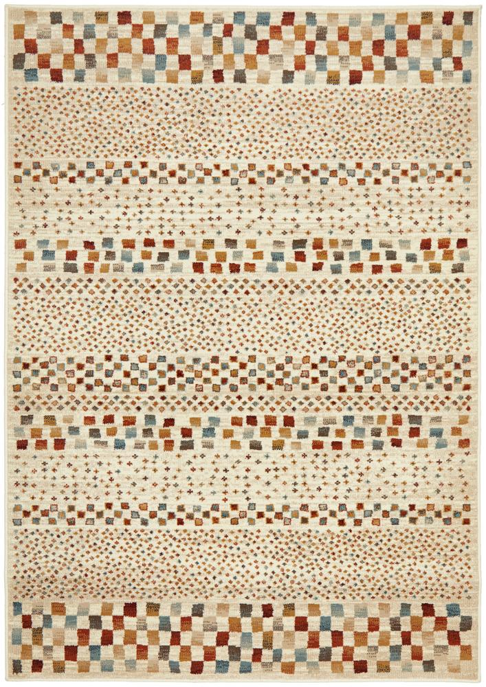Cambridge Mayfair Squares Bone Rug.