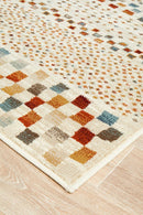Cambridge Mayfair Squares Bone Rug.