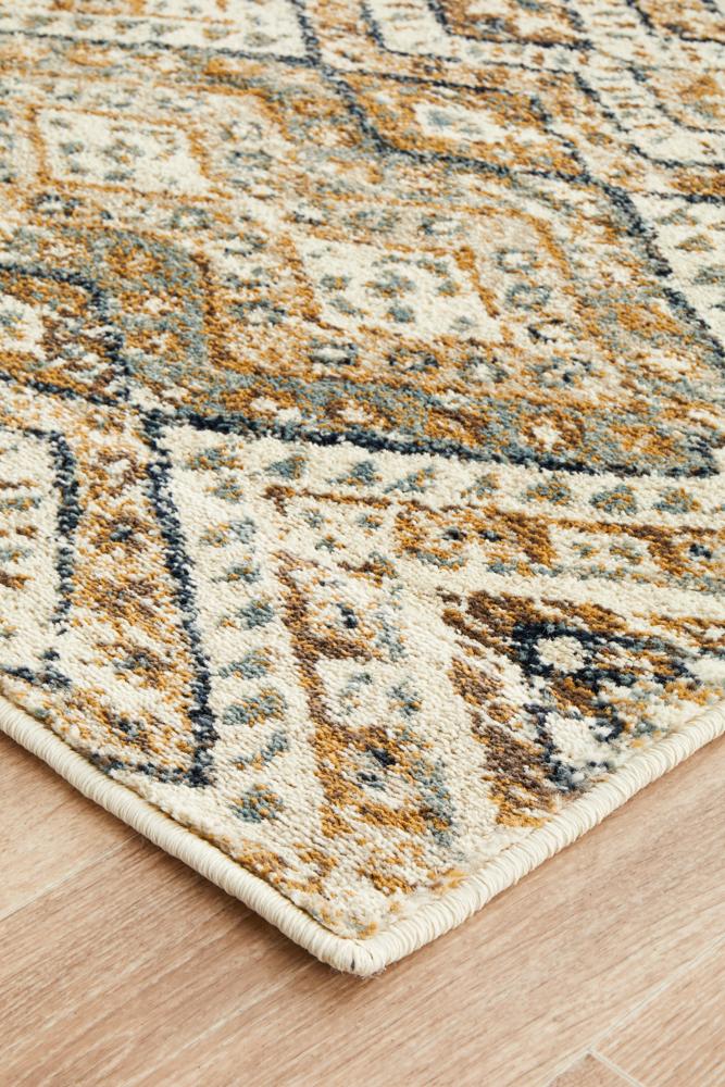 Cambridge Mayfair Tribe Bone Runner Rug.