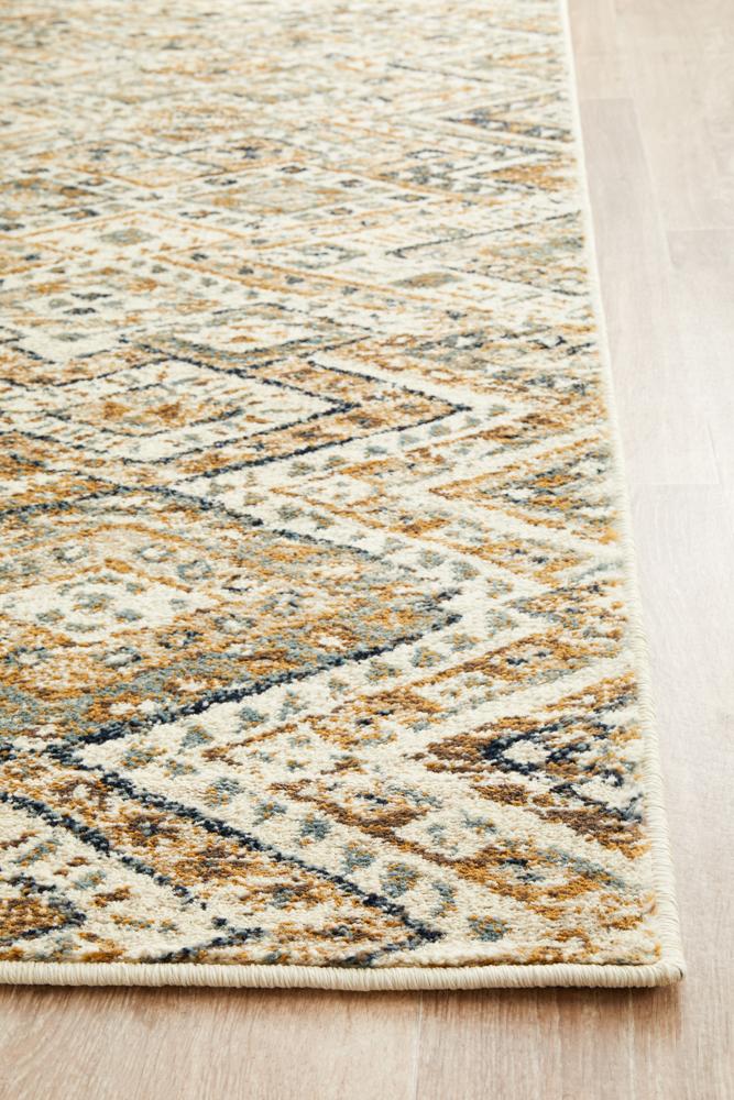 Cambridge Mayfair Tribe Bone Runner Rug.