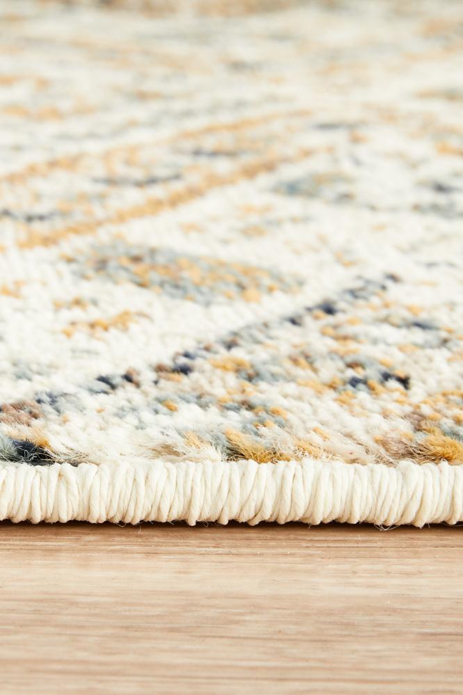 Cambridge Mayfair Tribe Bone Runner Rug.