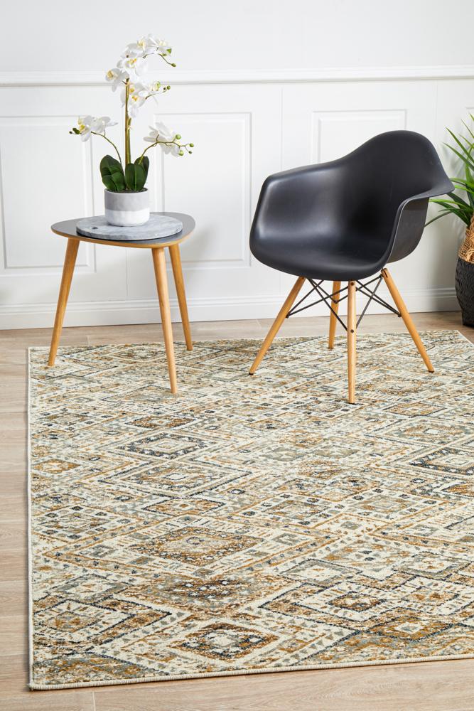 Cambridge Mayfair Tribe Bone Rug.