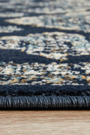 Cambridge Mayfair Timeline Navy Rug.