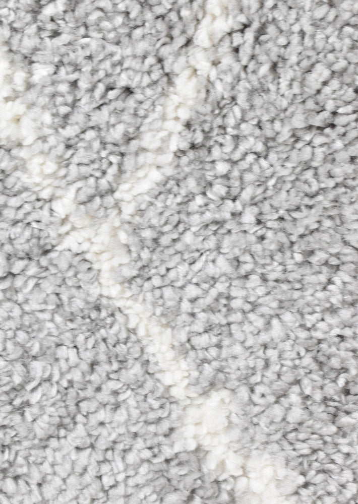 Palermo Shaggy Rug 0A432A Cream Grey.