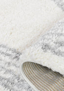 Palermo Shaggy Rug 0B461A Grey.