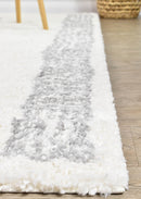 Palermo Shaggy Rug 0B461A Grey.