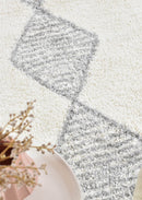 Palermo Shaggy Rug 0B461A Grey.