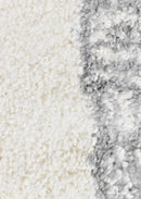 Palermo Shaggy Rug 0B461A Grey.