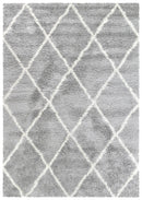 Palermo Shaggy Rug 1562A Grey.