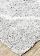 Palermo Shaggy Rug 1562A Grey.