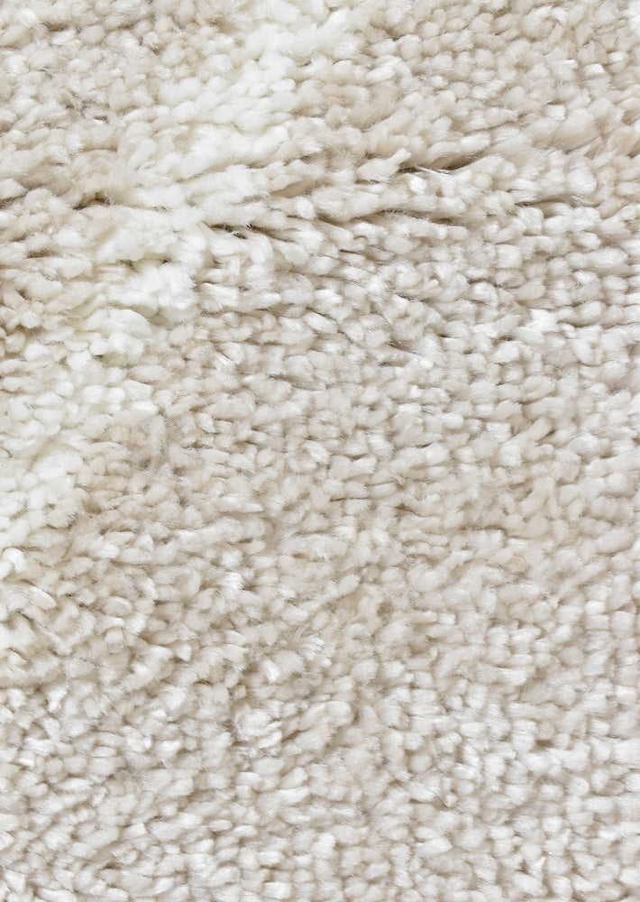 Palermo Shaggy Rug 1562A Cream Beige.