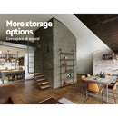 Wall Shelves Display Bookshelf Rustic Vintage DIY Pipe Shelf Brackets.