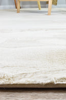 super Soft Shaggy Beige Rug.