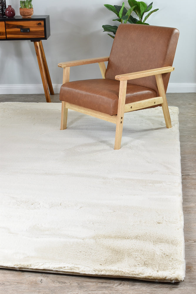 super Soft Shaggy Beige Rug.