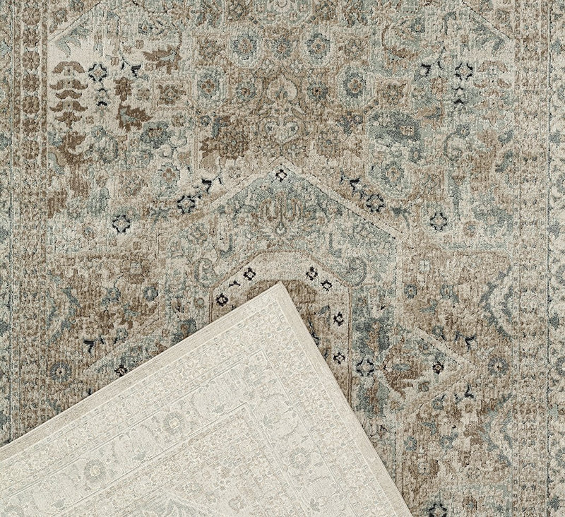 Rhode Esquire Central Traditional Beige Rug.