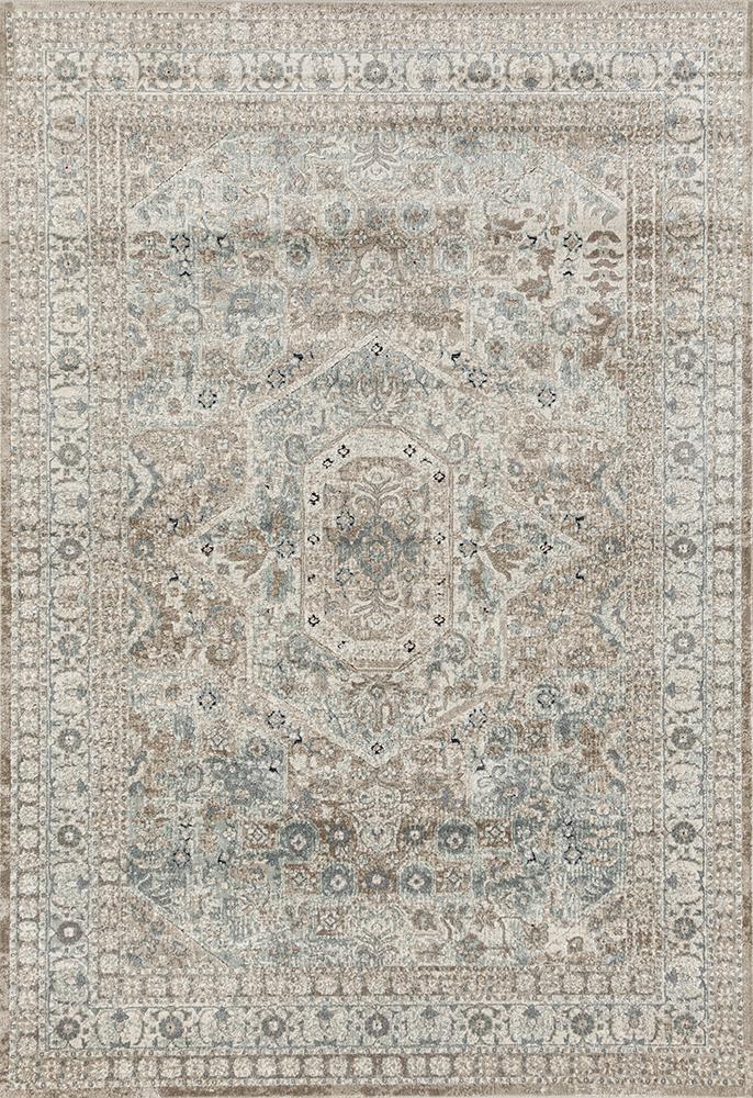 Rhode Esquire Central Traditional Beige Rug.