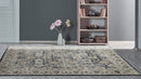 Rhode Esquire Balance Traditional Blue Rug.