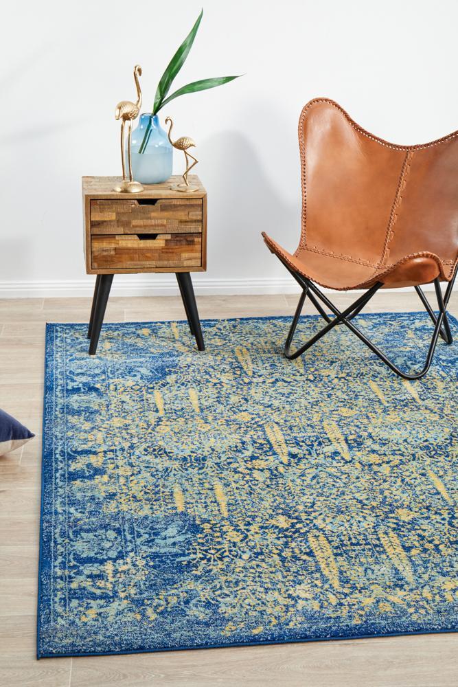 Luminosity 411 Royal Blue Rug.