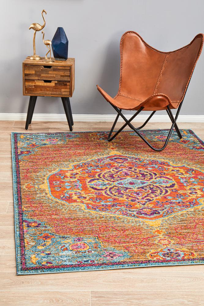 Luminosity 422 Tangerine Rug.