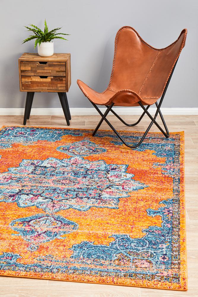 Luminosity 433 Rust Rug.