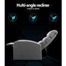 Nora Fabric Reclining Armchair