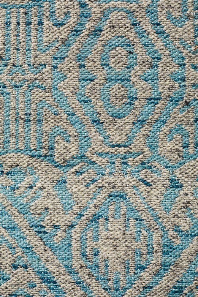 Curio Hunter Blue Grey Rug.