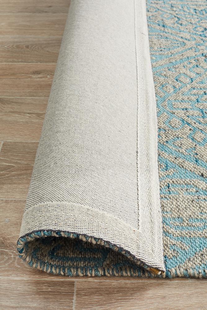 Curio Hunter Blue Grey Rug.