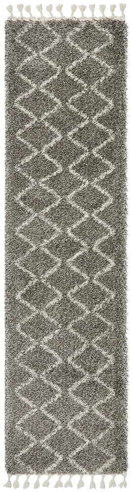 Kesar 11 Grey Runner Rug.