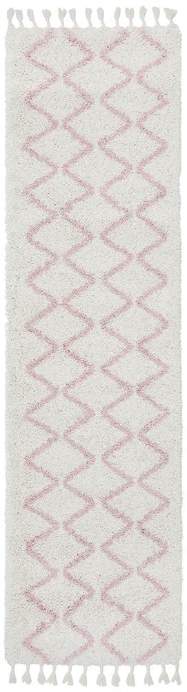 Kesar 11 Pink Runner Rug.