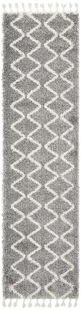 Kesar 11 Silver Runner Rug.