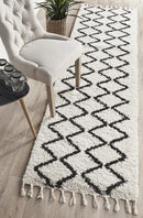 Kesar 11 White Runner Rug.