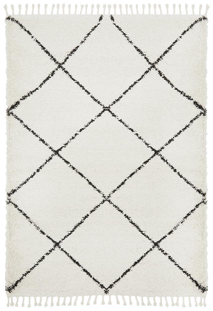 Kesar 22 White Rug.