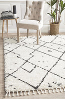 Kesar 44 White Rug.