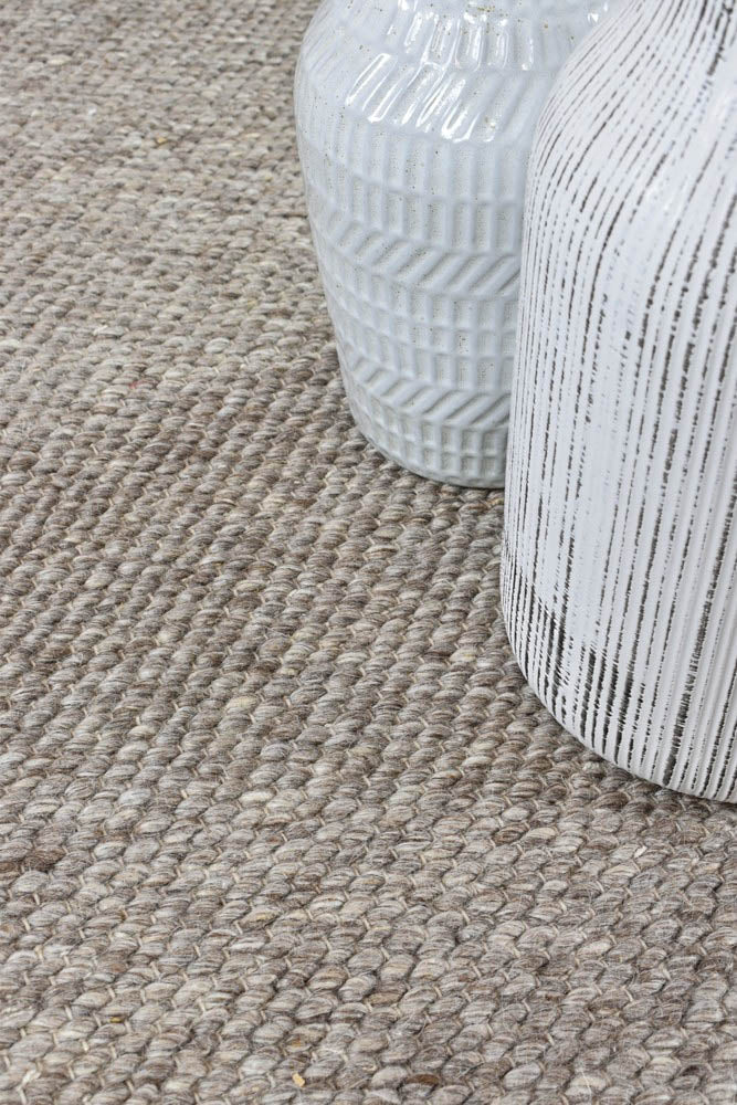 Sibley Mocha Wool Rug.